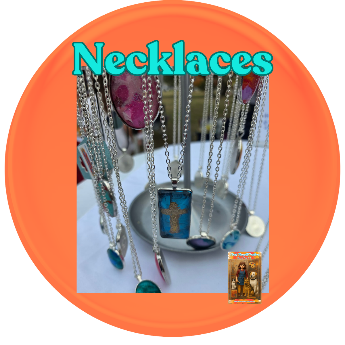 Hand Painted Necklaces