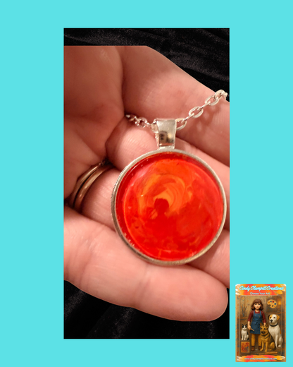Red and Orange Swirl