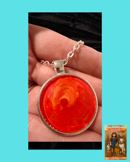 Red and Orange Swirl
