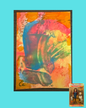 Mini Art - ACEO - Neon Abstract